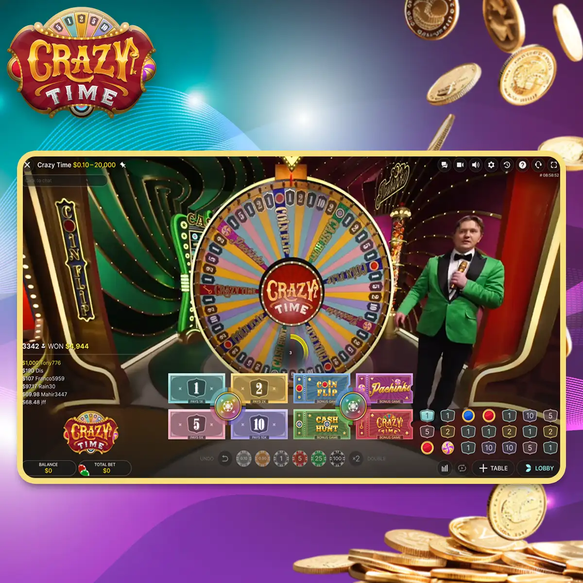 About the game Сrazy Time.