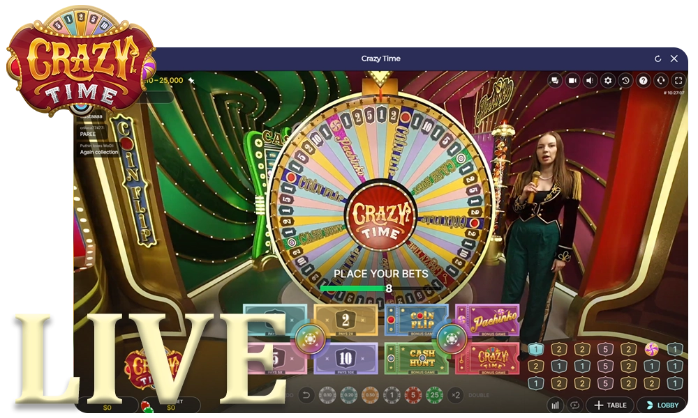 Crazy Time Live Streams