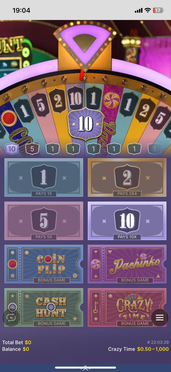 Crazy Time Screenshot